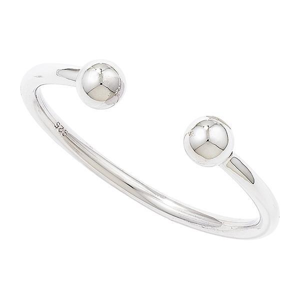 Sterling Silver Baby Torque Bangle - NiaYou Jewellery