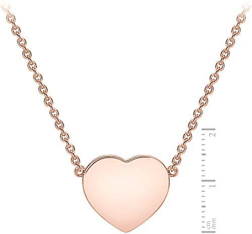 9ct Rose Gold Heart Necklace - NiaYou Jewellery
