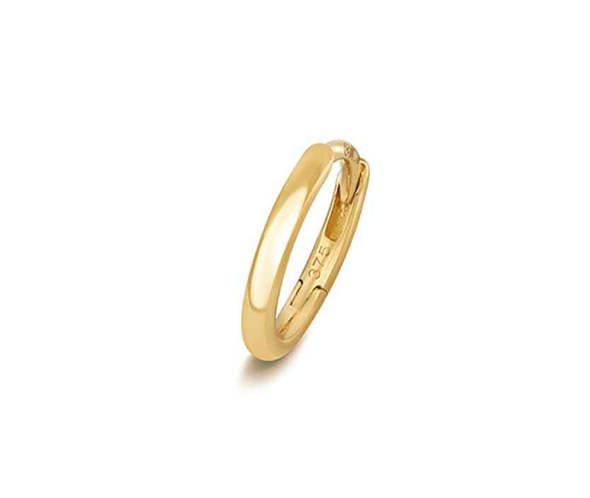 9ct Yellow Gold Cartilage Hoop Earring 8 MM - NiaYou Jewellery