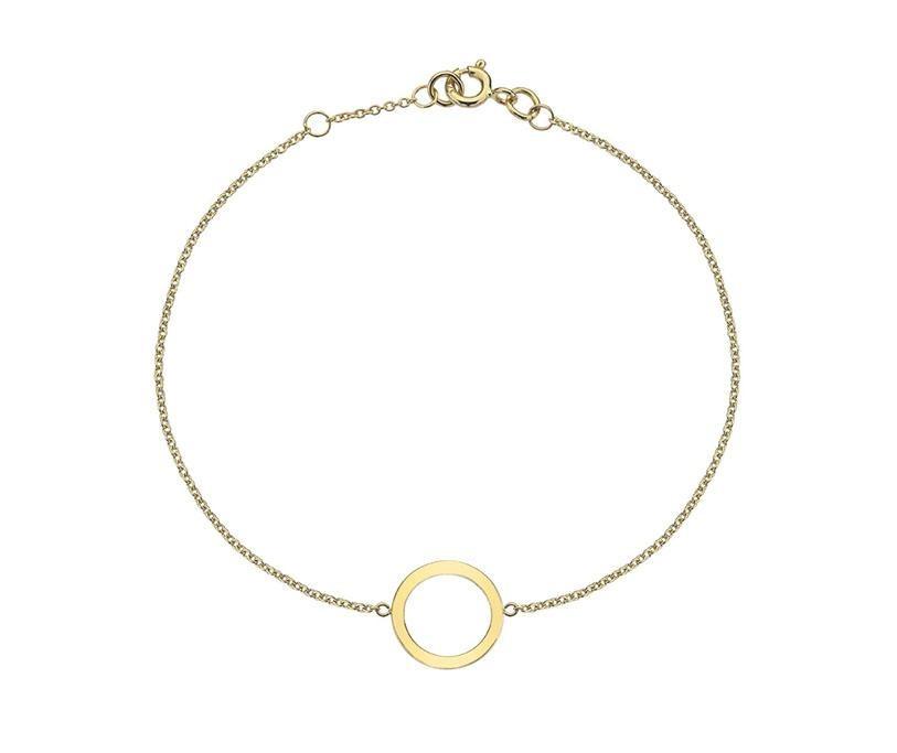 9ct Yellow Gold Circle Bracelet - NiaYou Jewellery