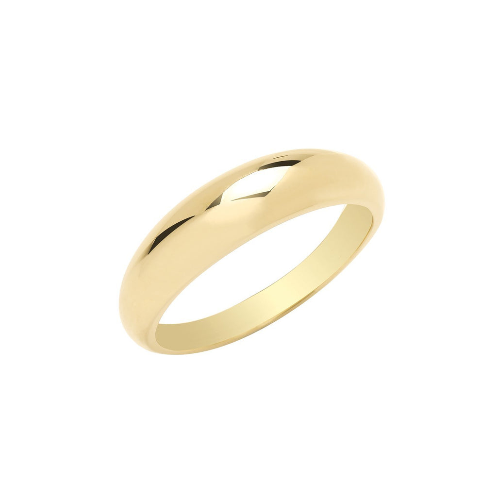 9ct Yellow Gold Dome Band Ring - NiaYou Jewellery