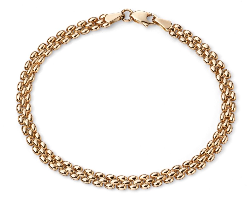 9ct Yellow Gold Phanter Ladies Bracelet by Elements Gold - NiaYou Jewellery