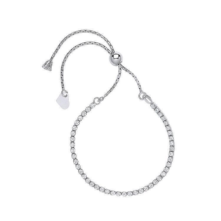 Silver 925 Cubic Zirconia Friendship Tennis Bracelet - NiaYou Jewellery
