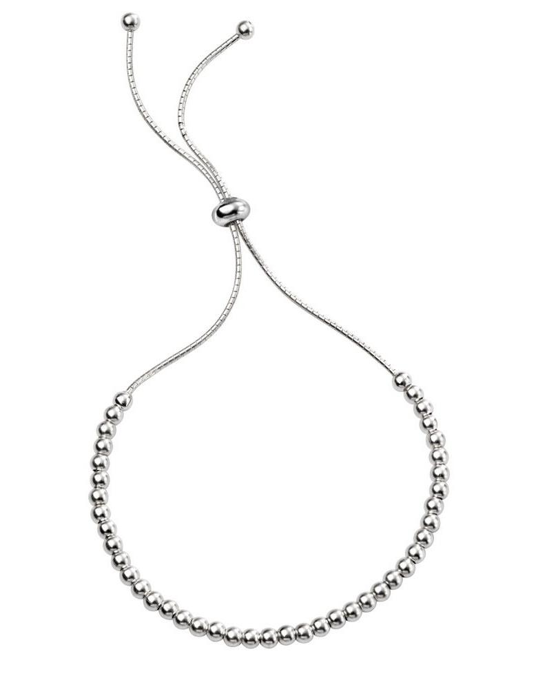 Sterling Silver Adjustable Ball Bracelet - NiaYou Jewellery