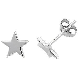 Sterling Silver Star Stud Earrings - NiaYou Jewellery