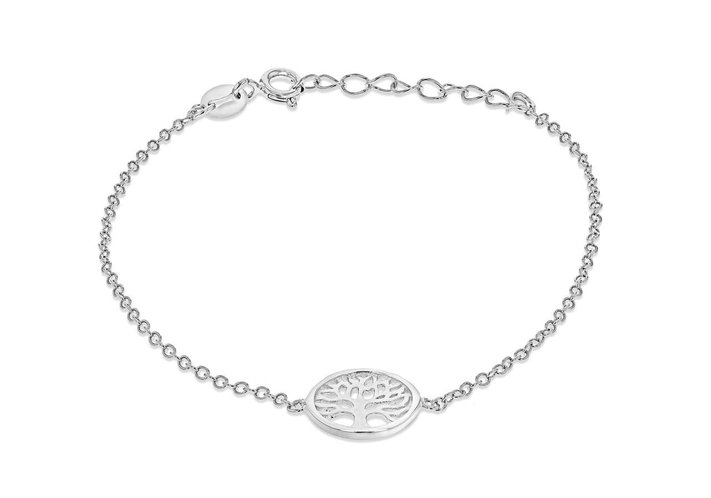Sterling Silver Tree of Life Bracelet with Extension - NiaYou Jewellery